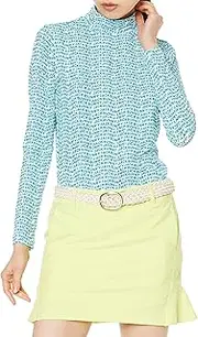Jack Bunny(ジャックバニー) 263-2166324 Women's Long Sleeve High Neck Shirt (COCOTY: Absorbent, Quick Drying, UV Protection, 4-Way Stretch), Inner Golf