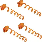 Liberty Outdoor ANCFR16-ORG-A Folding Ring Spiral Ground Anchor, ANCFR16-ORG-R