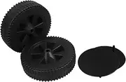 2pcs 7 Inch Plastic Grill Wheels Bbq Grills Gas Cart Replacement Wheels Swivel Caster for Beach Cart