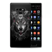 Skins Decal Wrap for Samsung Note 9 - Angry Wolves Pack Howling