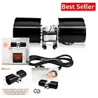 Versatile Fireplace Blower Kit with Rubber Feet - Quiet & Powerful Airflow