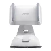 Car Holder Joyroom 360° Suction Cup Universal Phone Stand Windscreen Mount White & Grey