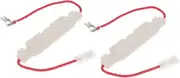 LIGIGWASH 2pcs High Voltage Fuse for Microwave Oven Replacement Compatible Many Brands Integration Protects from High Voltage Easy to Install