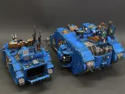 Hq Command Tanks Sprue Ultramarines Warhammer 40K Presale Painted Gallery Army