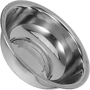 Angoily Stainless Steel Soup Bowl Soup Bowls Kitchen Vegetable Basin Large Metal Container Dough Flour Bowl Metal Round Soup Bowl Extra Large Mixing Bowl Large Kitchen Bowl Silver