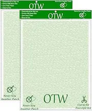 Patch Magic Adhesive, Peel and Stick Adhesive Kit, Washable, No Residue for Girl Scout Badges, Patches, Fabric and DIY Crafts, No Ironing or Sewing, Freestyle Cut to Fit, 2 Pack