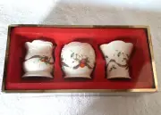 Set Of 3 Lenox Holiday Tartan Votive Candle Holders/ Small Flower Vases New