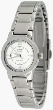 Casio Ladies Stainless Steel Silver Casual Quartz Dress Watch LTP-1230D-7C New
