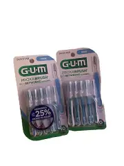 Lot 2 GUM 3614FC Proxabrush Go-betweens Interdental Brushes - Wide, 10 Ct Each