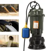 0.37KW(0.5HP) Submersible Basement Sewer Pump Sump Ejector Pump H Max:10m/32.8ft