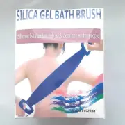 Silical Gel Bath Brush/ back scrubber for shower