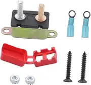 ULTECHNOVO 1 Set Dc Circuit Breaker Resettable Circuit Abs Stainless Steel Copper Marine Circuit Breaker Aluminum Alloy Rubber Breaker