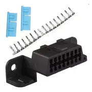 Prewired OBD2 Under Dash Mount Socket Plug Connector 16 pin Female Open OBD