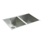 770x450mm Handmade Stainless Steel Undermount / Topmount Kitchen Sink with Waste