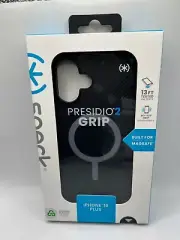 Speck Presidio2 Grip Case With MagSafe for iPhone 16 Plus (6.7) Only - Black