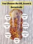 Create your Own Body Oil, Super Moisturizer, Choose Oils, fragrance Botanicals