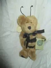 Boyds Bears Clover L Buzzoff Jointed Bumble Bee Bear Plush Stuffed Animal &Tags