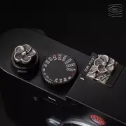 Plum Blossom Shutter Release Button Hot Shoe Cover For Fujilm Leica Nikon Camera