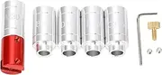 Gauge Body with 5 Bushing Set Headspace Gauge Body Kit for 30 C375 D400 B350 E420 Bottlenecks Checking Offers Improved Accuracy Compatibility Efficient Measurement Versatile Use