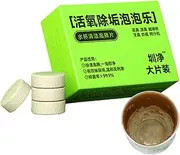Effervescent Cleaner Tablets - 20X Food-grade Descaling Tablets For Electric Tea Kettle Milk Bottle - Food-Grade Quick Decomposition Active Oxygen Milk Bottle Cleaner For Teacup