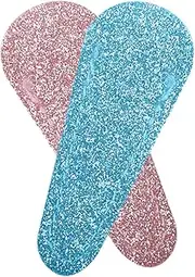 Ipetboom 2 pcs Glitter Nail Scissor Protector Covers PU Scissor Covers for Manicure Easy to Use Protective Stylish Nail Tool Accessories