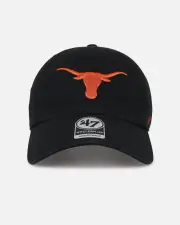 [47 Brand] 47 Brand Texas Longhorns 47 Clean Up Strapback Black - Size ONE ONE Black/Team