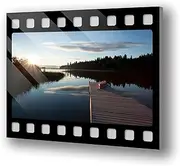 JIYERNV Tempered Glass Wall Art Decor Wekusko Falls Provincial Park Prints On Glass Paingting Picture Modern Artworks For Living Room Bedroom Office 24x16inch