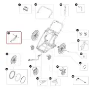 Thule Suspension Cover Antriebsabdeckung Right for Thule Chariot Sports Cross 2