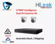 HiLook 2 x8MP IPC-T282H-MU Camera with IntelliSense, Built-in Mic, 4CH 4K NVR