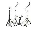 Mapex Mars BLACK Hardware Pack: 2 Boom Stands, Snare, Hi-Hat, Single Bass Pedal
