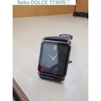 在飛比找蝦皮購物優惠-Seiko 黑金極簡Dolce 7730石英機芯 #190