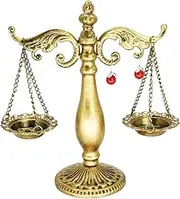 Owlgift Jewelry Stand Necklace Holder, Metal Jewelry Display Holder, Earrings and Bracelet Storage Organizer, Bronze Color Libra Design for Bangles, Necklaces, Bracelets, Rings, Earrings and Watch