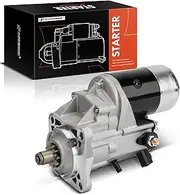 A-Premium Starter Motor Compatible with Caterpillar Ag & Industrial 416B Perkins 3054, 426B Perkins 3054, 428B Perkins 3054, 436B Perkins 3054, 438B Perkins 3054, 12V 2.7KW 10-Teeth Clockwise