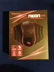Rosewill Neon M55 Ultimate Gaming Mouse Black & Red Wired Lighted