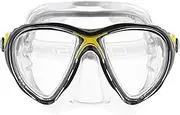 Cressi Adult high-end Scuba Diving mask Made in The Revolutionary Crystal Silicone | Big Eyes Evolution Crystal Made in Italy