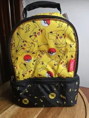Pokémon Pikachu Thermos Dual Compartment Lunch Bag