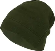 HEROFFIX Cycling Hat Keep Warm Hard Hat Liner Polar Fleece Fabric Green 27x20cm 1 Pcs