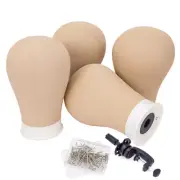 Wig Head Wig Stand Training Mannequin Head Canvas Block Head Display Styling