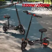 Electric Scooter 1500W/2000W 55-70KM/H 10"-11" Tyre Portable Off-Road E-Bike