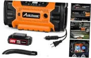 Tire Inflator Air compressor Portable w/ 3 Power Source (110V AC, 12V DC, 20V