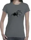 Spider Red Back Size Aussie Designs Top Men's Women's T-SHIRTs BLACK WIDOW tee