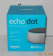 Amazon Echo Dot 3rd Generation Smart Speaker Heather Gray with Alexa Built in
