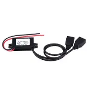 DC 12V To DC 5V3A Dual USB Car Charger Adapter Power Converter Module Part
