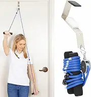 Shoulder Pulley by Vive - Over Door Rehab Exerciser for Rotator Cuff - Home Cable Arm Rehabilitation Exercise System for Frozen Shoulder Physical Therapy Flexibility Range of Motion and Stretching