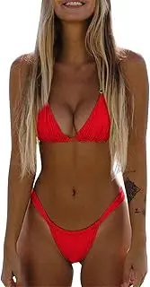 [Generic] Hot Bikini Set High Two Up Bikini Piece Up Women Cut Lace Solid Sexy Swimsuit Set Push Swimwears Tankinis Set Women Bathing Suits Bikini