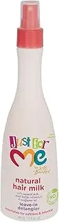 Just For Me Hair Milk Leave-In Detangler - Shea Butter, Soymilk and Honey - Detangles and Helps Prevent Breakage - For All Hair Textures - 10 Oz. - Pack of 2