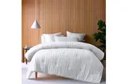 Reflections White 3 Piece Comforter Set by Vintage Design Homewares