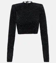 [Rotate] Rotate Knit crop top AU 14 blue