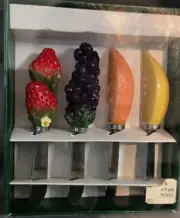 1994 Boston Warehouse Fruit Spreader Model #12-107 Strawberries, Grapes, Orange