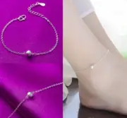 1 PC Solid Silver Chain Anklet Foot Ankle Bracelet Girls Women Jewelry #123